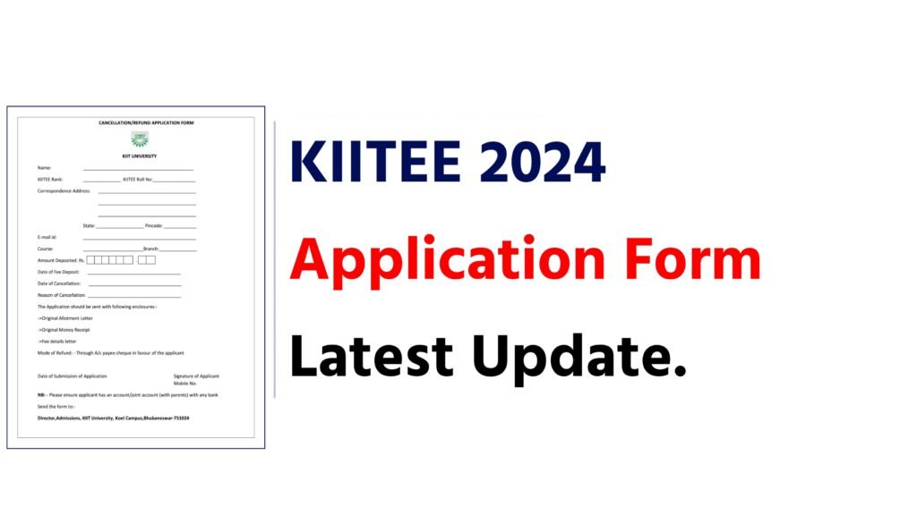 KIITEE 2024 Application Form