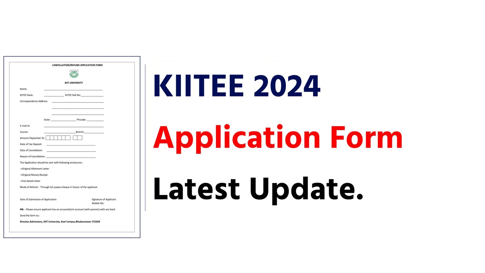 KIITEE 2024 Application Form